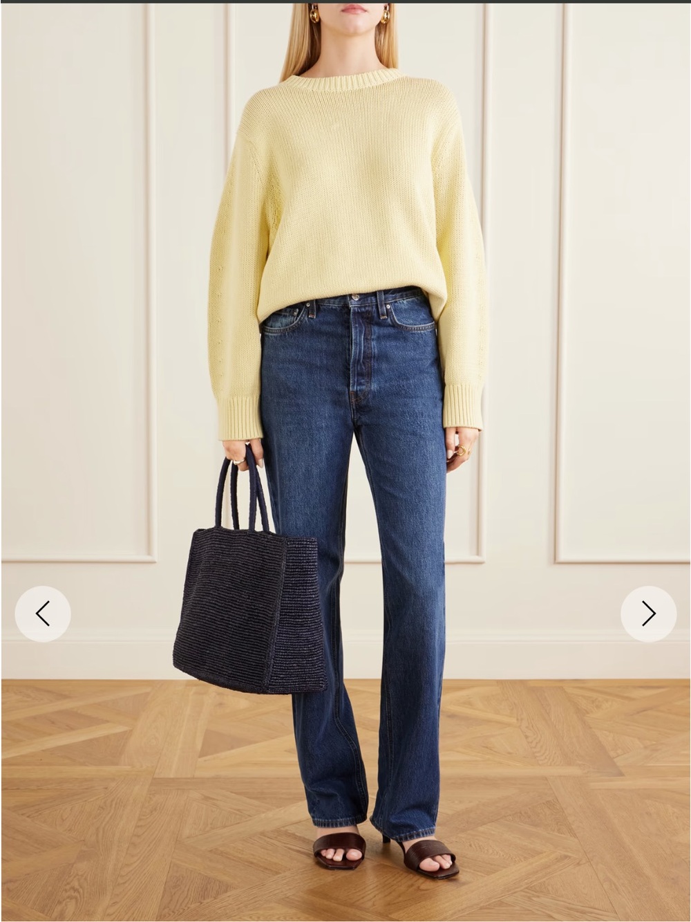 Tóteme Mid-Rise Straight Leg Jeans